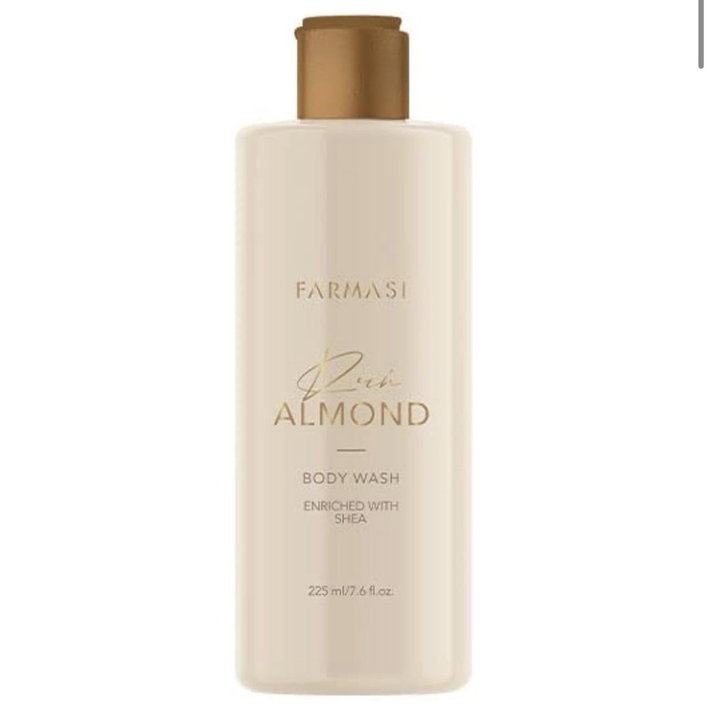 FARMASi Rich Almond Body Wash, Daily Moisturizing Skin Cleanser